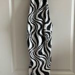 Simon Miller Women’s Black Zebra Sequin Mini Dress Size 8 Photo 3