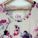 Lululemon  Blurred Blossoms Short Sleeve Floral Workout Top Women’s Size 12 EUC Photo 1