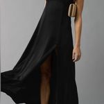 American Eagle AE Exclusive Satin Sweetheart Off-the-Shoulder Maxi Dress Photo 1