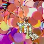 Boutique Scorpio Zodiac Sign Necklace Bedazzled Rhinestone Horoscope Birthday emo egirl Photo 1