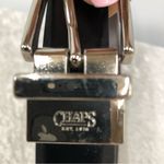 CHAPS unisex black belt medium size 26-28 synthetic leather Photo 3