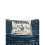 True Religion Section Johnny Distressed Bootcut Jeans Blue Denim USA Size 30 Photo 4