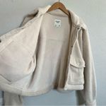 Abercrombie & Fitch  Cropped Sherpa Boucle Teddy Jacket Photo 6