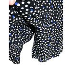 Talbots Vtg Culotte Shorts Split Skirt 14 High Rise Polka Dot Rayon USA Retro Photo 3