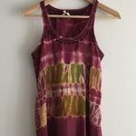 Joie  Silk Tie Dye Embroidered Scoop Neck Tank Top‎ Photo 0