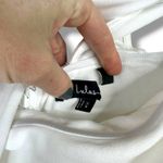 Lulus NWOT Devoted To Fun Ivory White Crepe One Photo 5