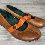 Wonders leather brown and orange shoes flats size 37 / 6 Photo 0