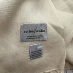 Nordstrom Sutton Studio Women's 100% Cashmere Scarf with Fringe Ends Ivory Photo 6