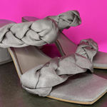 Dolce Vita Pheby Braided Bands Block Heel Mule Sandal Sz 9 Brown Photo 0