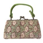 tic. tok Floral Miniature Top Handle Satchel Purse Collectible Sparkly Decor Photo 0