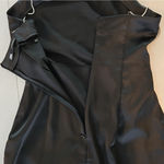 ZARA  Satin Black Mini Dress With Sparkling Straps Photo 7