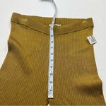 Good American  Plaited Rib‎ Boss Flare Pants GoldenRod Womens GA Size 3 Large NEW Photo 7