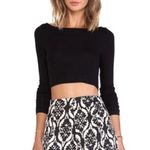 Lovers + Friends - Tatum Skirt Black White Jacquard - S Photo 1