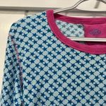 Victoria's Secret Victoria Secret Womens Pajama Set Small Star Y2K 90s Waffle Knit Blue Thermal Photo 4