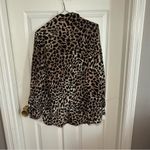 Michael Kors Michael  Leopard Print Silk Top. Medium Photo 1