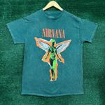Nirvana In Utero fairy green T-shirt in size Medium Photo 0