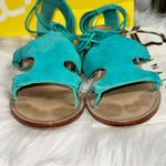 Trina Turk 1096. Evelyn Sandals in Aqua 7.5 Photo 2