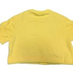 Nike Icon Clash semi cropped graphic top topaz yellow drawstring waist XS Photo 11