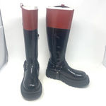 Jeffrey Campbell  Friesian Riding Boots Black Brown Size US 7.5‎ Photo 2