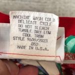 Vintage Floral Fit Flair MIDI Skirt Sz 12 Pockets Red White Blue 90s Spring Photo 3