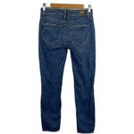 Paige Anabelle Midrise Slim Distressed Knee Stretch Jeans Size 24 Lola Destruct Photo 7