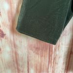 Open Edit  Green Relaxed Fit Velvet Blazer Photo 5