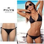PilyQ  black bikini bottom. NWT Photo 1