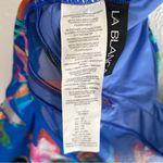 La Blanca  Havana Tropics One-Piece Swimsuit Convertible Straps Blue Sz 12 Photo 6
