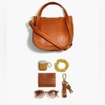Madewell  Leather Sydney Crossbody Bag Burnished Caramel Tan Magnetic Closure Photo 7