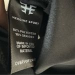 Heroine Sport Black Work Crop Top in Onyx, Zipper, Size L, NWT Size L Photo 4