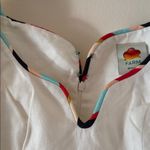 Farm Rio  White Colorful Stripes Euroflax™ Mini Dress, Size Medium, $248 Photo 7
