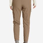 Eddie Bauer Flexion Lined 2.0 Pull On Pants Tan Elastic Fleece Lined NWT Sz 8P Photo 15