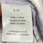 We Wore What  Blanca Dress Wrap Mini Floral Purple Dry Flowers Pastel Photo 3