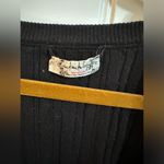 Free People Intimately  Ribbed Black Long Sleeve Crop Top Photo 2