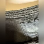 Aerie Black Distressed Denim Double Strap Shortall Photo 4