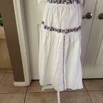 NWOT Banjanan Antonia Skirt Srinagar Embroidered White. MSRP $345. Size L White Size L Photo 7