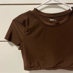Aerie  Smoothiez Brown Crop Top Photo 3