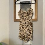 Dolls Kill Leopard Cheetah Rushed Adjustable Mini Dress / BODYCON RUSHING DRESS Photo 1
