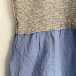 J. Crew Factory sweatshirt chambray skirt dress. Gray Size XXS Photo 1