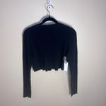 Aritzia NWT  Waffle West Long Sleeve Black Size Large Photo 7