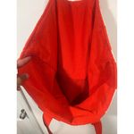 Lancôme Terry Cloth Towel Beach Bag Orange White Stripe Photo 4