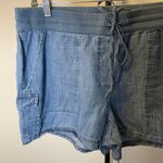 Nautica 19. Blue Cargo Shorts with Drawstring Waist Size 14 Photo 4