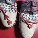 Pikolinos Womens Leather Laser Cut Lace Up Oxford Shoes EU 40 US 9 9.5 Comfort Blue Photo 14