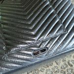 Rebecca Minkoff NWT Silver Metallic Too Zip Tote Photo 6