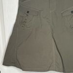 Mountain Hardwear  Sz 4 Olive Green Nylon Skirt A-Line Outdoorsy Photo 2