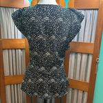 THML Embroidered Black and Multicolor Women's Top Photo 5