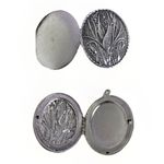 Sarah Coventry LeaSilver Tone Picture Locket Pendant 1 Photo 1