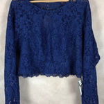 Sequin Hearts  Long Sleeve Lace Party Top NWT Plus Size 22 Photo 0