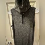 Gaiam  Sleeveless Yoga Hoodie- Color- Asphalt Heather Size XS Photo 2