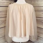 Vanity Fair Vintage 50s/60s  Cream Sheer Lace Open Front Bed Jacket Lingerie Top Photo 5